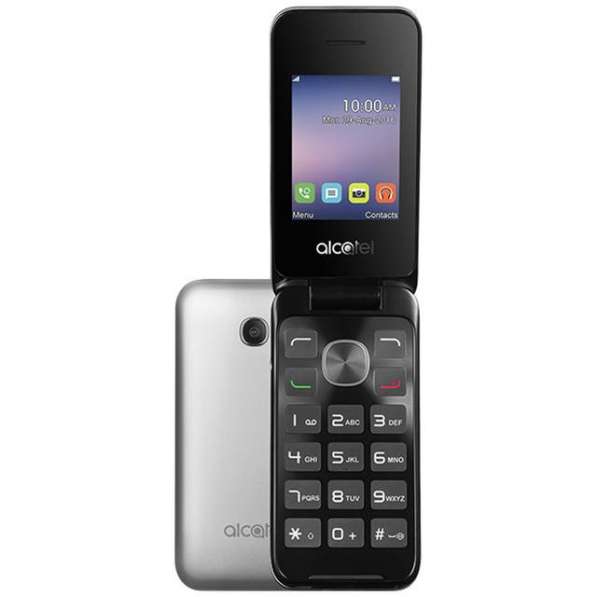 Телефон мобильный ALCATEL 2051D DUOS METAL SILVER