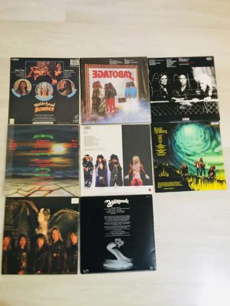 Продам виниловые пластинки Iron Maiden, WASP, Motörhead