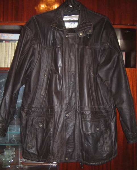 Куртка кожаная демисезонная 60 р-р в Волгограде фото 3