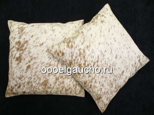Декоративные подушки из шкур коров, лисы и чернобурки в Москве фото 8