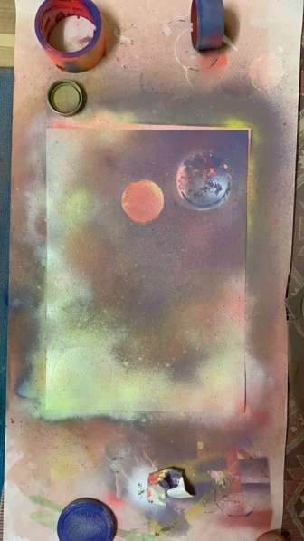 Картина «Вселеная» в Москве