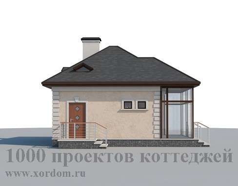 Строительство кирпичного дома с мансардой 6 x 6,6 в Москве