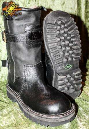 Сапоги монгольские на волчьем меху в Москве