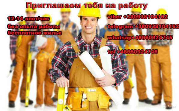 Требуются работники на строительсво в Польшу