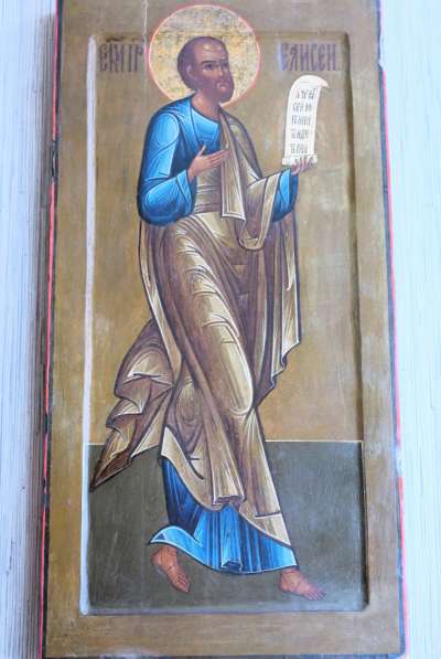 Старинный храмовый образ св. пророка Божия Елисея. Ковчег