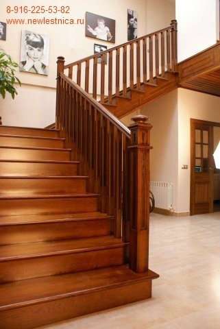 Лестницы деревянные для дома и дачи Новая Лестница