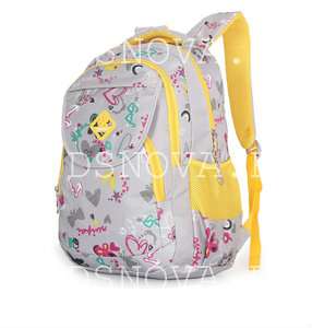 рюкзак детский школьный для дево желтый, фиолетовый в Москве