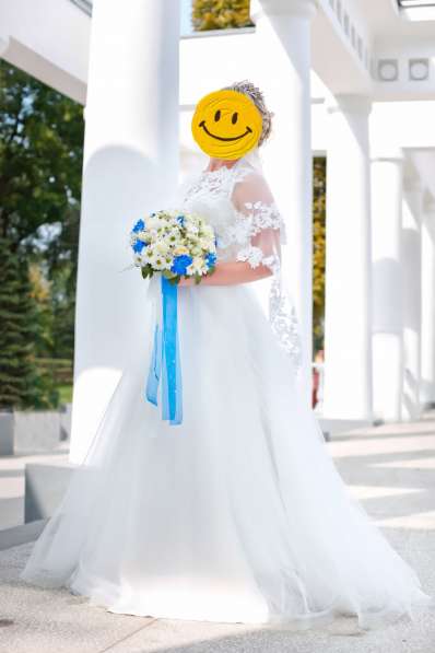 Продам свадебное платье, цвет- айвори (слоновая кость) в 