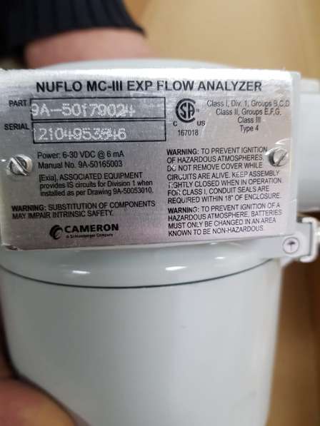 Расходомер турбинный жидкостной серии NuFlo EZ-IN 1“x2” Came в фото 7