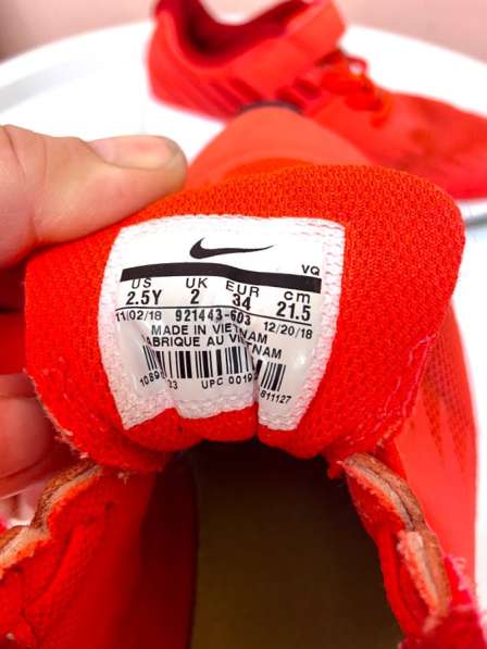 Кроссовки детские Nike оригинал 34 р в Орехово-Зуево фото 3