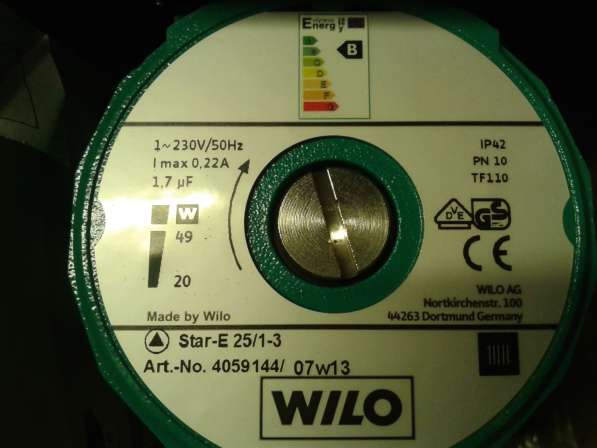Циркуляционный насос WILO-Star-E25/1-3 в Оренбурге