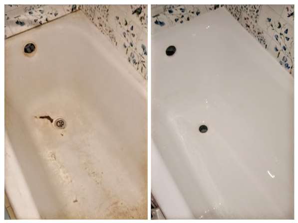 Реставрация ванны акрилом в Саратове в Саратове фото 3