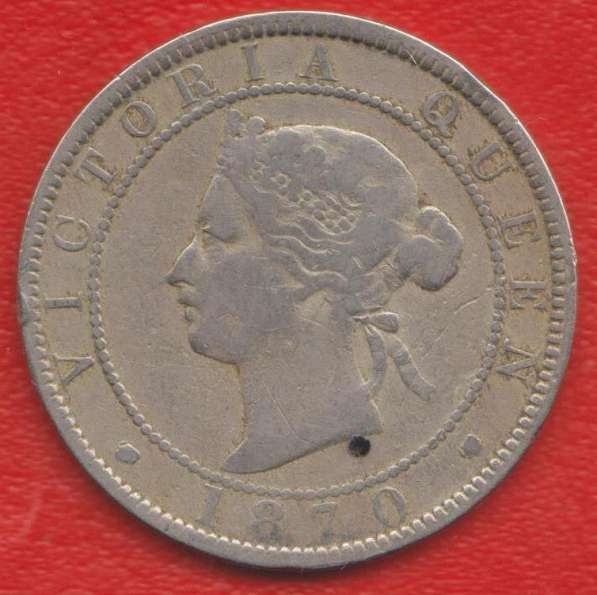 Ямайка Британская 1 пенни 1870 г. в Орле