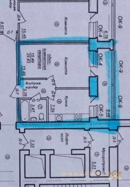 Продам однокомнатную квартиру в г.Самара.Жилая площадь 33 кв.м.Дом кирпичный.Есть Балкон. в Самаре фото 15