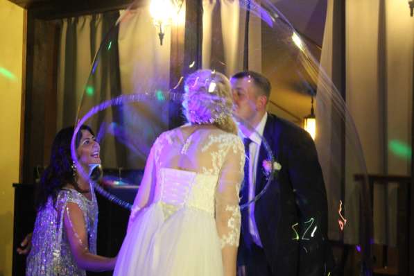 Шоу мыльных пузырей на свадьбу в Смоленске фото 5
