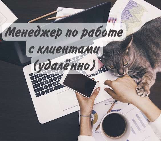 Менеджер по работе с клиентами (на дому)