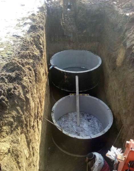 Септик из ЖБИ колец под канализацию для дома и дачи на 7.9м в Тюмени фото 3