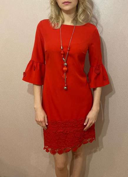 Платье женское молодёжное красное, производство Турция в Москве фото 3