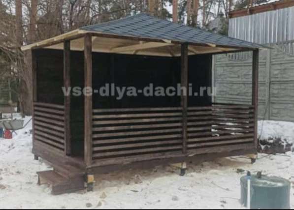 Беседки ЛОФТ под ключ в Москве фото 5