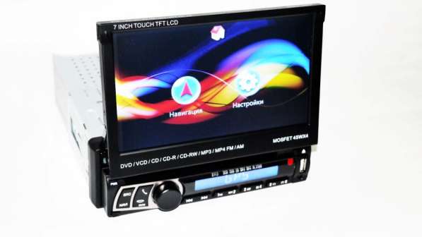 1din Магнитола Pioneer 712 GPS, USB, DVD, TV, Bluetooth в фото 11