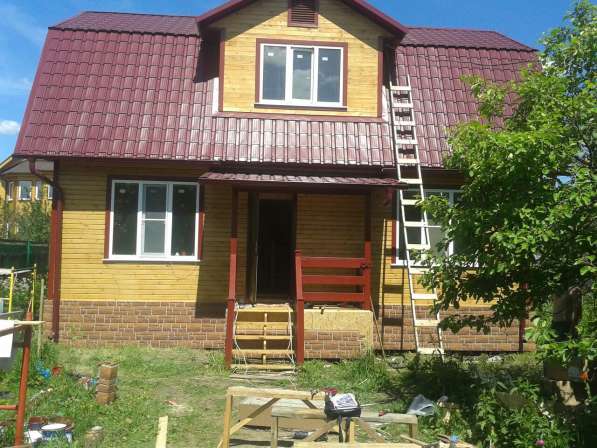 Покраска деревянных домов в Москве