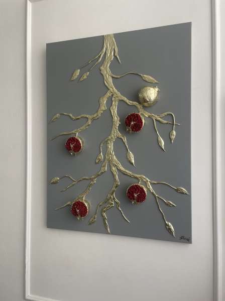 Картина -панно «Гранатовая ветвь» в Москве фото 3