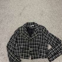 Укороченный пиджак в клетку, в Москве