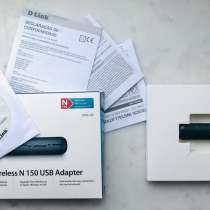 D-Link WiFi adapter wireless n150 USB adapter, в Омске