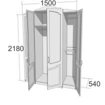 Шкаф ШОН-4 "Ольга" орех Евромебель, в Кемерове