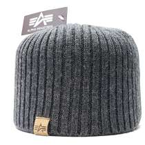 Шапка мужская Alpha Indastries серый, в Москве