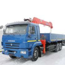 Аренда Гидроманипулятор Камаз Вездеход 10 т (+автовышка 23м), в Видном