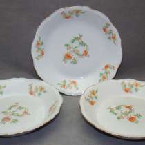 Limoges тарелки десертные фарфоровые винтажные 3шт (W222), в Москве