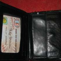 Портмоне мужской кошелёк бумажник чёрный, в Сыктывкаре