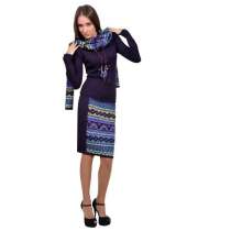 Вязаный комплект: юбка, джемпер, шарф, пальто и жилет, в г.Николаев