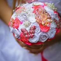Свадебный брошь-букет невесты, в Москве