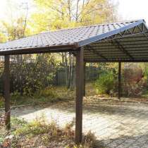 Навес для авто (каркас) металлический, в Киришах