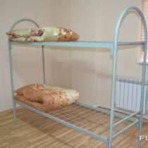 Металлические (железные) кровати 1, 2-х ярусные для строек, в Липецке