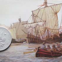 Португальская юбилейная монета - Открытие Мадейры, в г.Москва