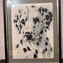 Картина ручная вышивка &laquo;Долматинец&raquo;, в Краснодаре