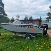 Катер Corvet 500 Fish с мотором Suzuki 100, в Санкт-Петербурге