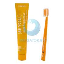 Набор Curaprox [BE YOU] Pure happiness, паста (персик и абрикос) 90 мл + щетка CS5460, в Москве