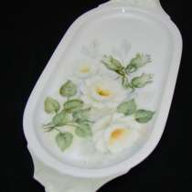 Лоток фарфоровый с авторским рисунком (X429), в Москве