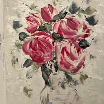 Картина маслом Цветы Мастихином, в Москве