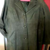 Пиджак кожанный, темнозеленого цвета, в Москве