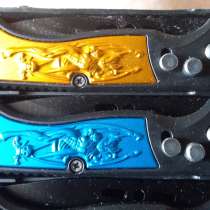 Нож складной кнопка горгулья новый, в Москве